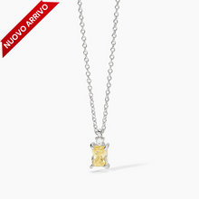 Carica l&#39;immagine nel visualizzatore di Gallery, Collana da donna in argento con zircone Lemon BATTITO Mabina 553650
