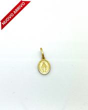 Cargar imagen en el visor de la galería, Medalla de la Virgen Milagrosa en oro amarillo de 18 quilates (750)

