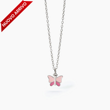 Carica l&#39;immagine nel visualizzatore di Gallery, Collana bimba in argento con farfalla BUTTERFLY Mabina 553629
