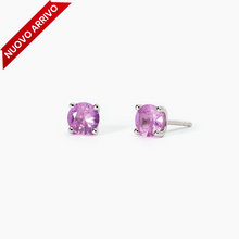 Carica l&#39;immagine nel visualizzatore di Gallery, Orecchini da donna in argento con tormaline sintetiche SHINY Mabina 563739
