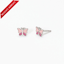 Carica l&#39;immagine nel visualizzatore di Gallery, Orecchini bimba in argento con farfallina BUTTERFLY Mabina 563697
