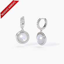 Carica l&#39;immagine nel visualizzatore di Gallery, Orecchini da donna in argento con pendente in madreperla DIVA Mabina 563585
