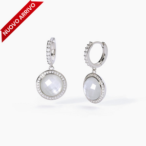 Orecchini da donna in argento con pendente in madreperla DIVA Mabina 563585