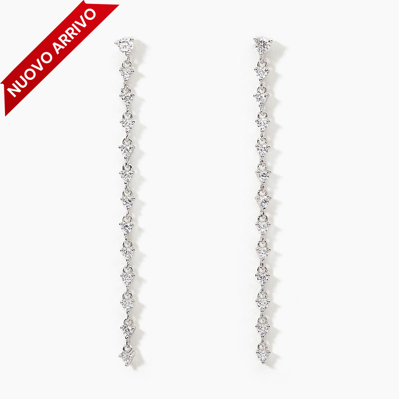 Orecchini da donna in argento LONG NIGHT Mabina 563518