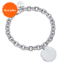 Load image into Gallery viewer, Luca Barra women&#39;s bracelet With engraving plate BK2077
