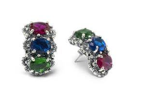 Orecchini Primule Edizione Limitata in Argento 925 Maestro Riverso  OrEd11/Mult