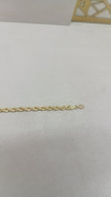 Load and play video in Gallery viewer, 18Kt (750) Yellow Gold Rope Bracelet
