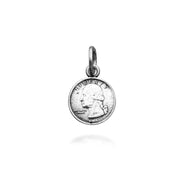 Charm in Argento 925 Moneta Quarter Giovanni Raspini 06470