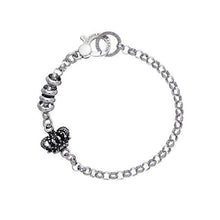 Carica l&#39;immagine nel visualizzatore di Gallery, Bracciale da donna in Argento 925 Base Roulette Corona Giovanni 09212
