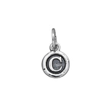 Cargar imagen en el visor de la galería, Charm en Plata 925 Letra &quot;C&quot; Botón Giovanni Raspini 09595
