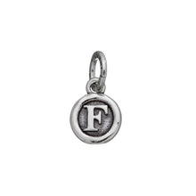 Load image into Gallery viewer, 925 Silver Charm Letter &quot;F&quot; Button Giovanni Raspini 09598
