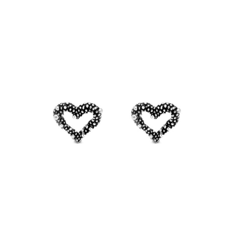 Pendientes de mujer en Plata 925 Corazón Perlage Giovanni Raspini 10149