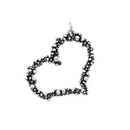 Charm in Argento 925 Cuore Perlage maxi Giovanni Raspini 10151
