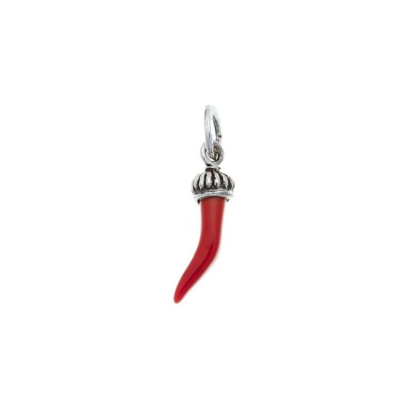 Charm in 925 Silver Red Horn Dome Giovanni Raspini 10167