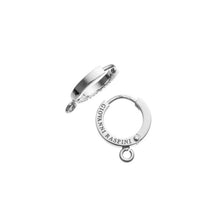 Load image into Gallery viewer, Women&#39;s earrings in 925 Silver Huggie Base Giovanni Raspini 10700
