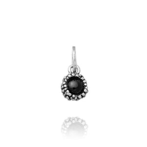 Charm en Plata 925 Ónix Negro Perlage Giovanni Raspini 10864 