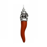 Charm en Plata 925 Cuerno Diosa Fortuna Grande Giovanni Raspini 10988
