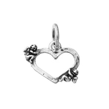 Load image into Gallery viewer, Charm in 925 Silver Heart Angels Giovanni Raspini 11089 
