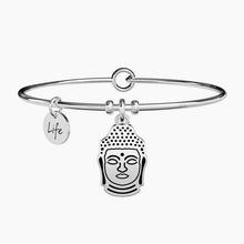 Carica l&#39;immagine nel visualizzatore di Gallery, Bracciale da donna rigido in acciaio Buddha Kidult 231549
