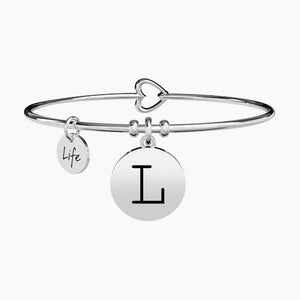 Kidult 231555 women's steel letter bracelet