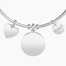 Carica l&#39;immagine nel visualizzatore di Gallery, Set di due bracciali da donna in acciaio Mama-Figlia Kidult 231578
