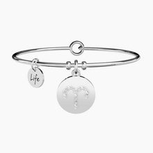 Cargar imagen en el visor de la galería, Pulsera de mujer de acero con colgante Aries Kidult 231579
