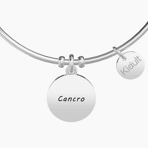 Bracciale da donna in acciaio ciondolo Cancro Kidult 231582