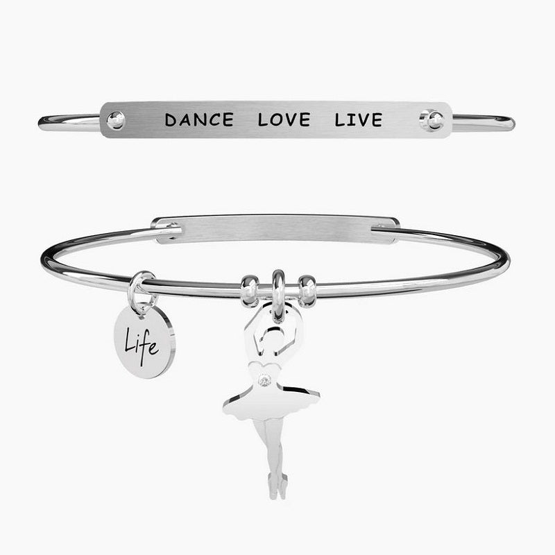 Pulsera mujer acero colgante bailarina Kidult 231646