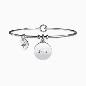 Bracciale da donna in acciaio ciondolo Smile Kidult 231675