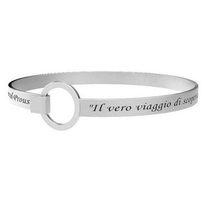 Bracciale rigido da donna in acciaio Il Vero Viaggio.. Kidult 231716