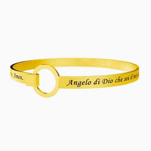 Carica l&#39;immagine nel visualizzatore di Gallery, Bracciale rigido da donna in acciaio Angelo di Dio.. Kidult 231723
