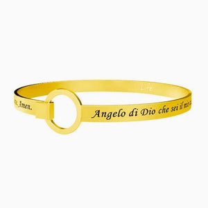 Bracciale rigido da donna in acciaio Angelo di Dio.. Kidult 231723