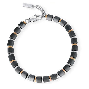 Pulsera hombre 2Jewels Fibra Negra 231932