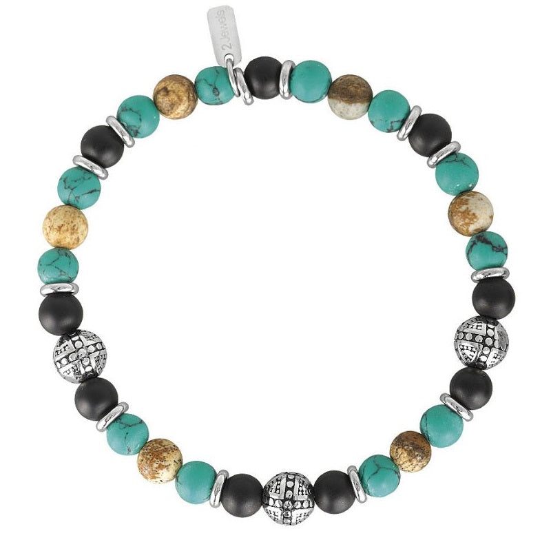Bracciale da uomo in acciaio 316L 2Jewels Ethno 232029