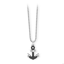 Carica l&#39;immagine nel visualizzatore di Gallery, Collana da uomo 2Jewels Black Fiber 251576
