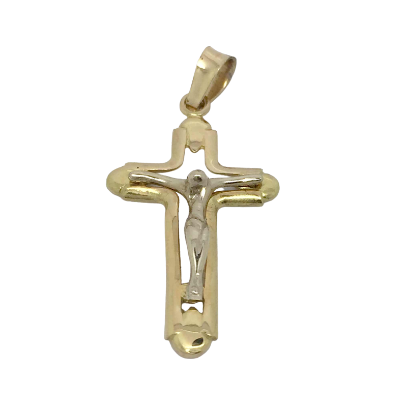 Pendant With Jesus in 18 kt Gold 31101