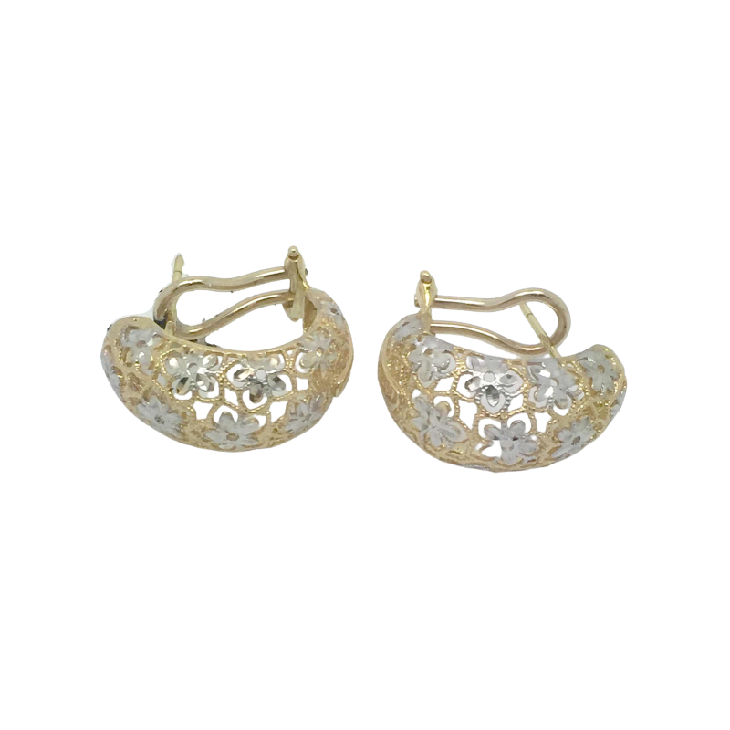 Women's Earrings in 18Kt 32080 Yellow Gold