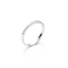 Carica l&#39;immagine nel visualizzatore di Gallery, Anello da donna 4US Paciotti in argento Shiny Circle 4UAN3215W
