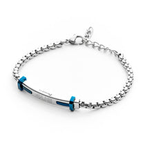 Carica l&#39;immagine nel visualizzatore di Gallery, Bracciale da uomo 4US Cesare Paciotti Plate 4UBR3799
