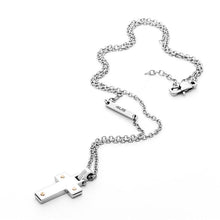 Load image into Gallery viewer, 4US Cesare Paciotti steel men&#39;s necklace 4UCL4976
