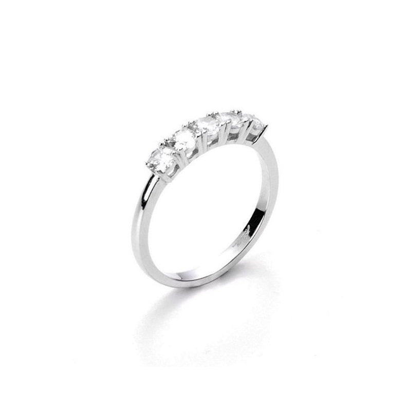 Anello da donna Veretta 4US Paciotti in argento con zirconi 4UAN3235W/12
