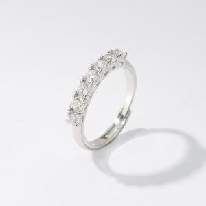Anillo de mujer Seventies en plata con circonitas Mabina 523185