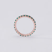 Carica l&#39;immagine nel visualizzatore di Gallery, Anello da donna Heritage in argento rosato con zirconi 523199
