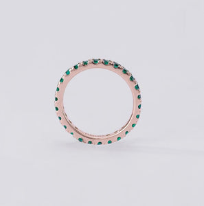 Anello da donna Heritage in argento rosato con zirconi 523199