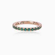 Carica l&#39;immagine nel visualizzatore di Gallery, Anello da donna Heritage in argento rosato con zirconi 523199

