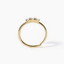Load image into Gallery viewer, 3-Chic women&#39;s ring in golden silver Mabina 523252

