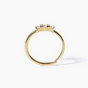 3-Chic women's ring in golden silver Mabina 523252