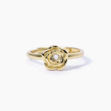 Cargar imagen en el visor de la galería, Anillo de mujer Mabina La vie en rose en plata dorada 523280
