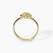 Cargar imagen en el visor de la galería, Anillo de mujer Mabina La vie en rose en plata dorada 523280
