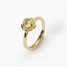 Cargar imagen en el visor de la galería, Anillo de mujer Mabina La vie en rose en plata dorada 523280
